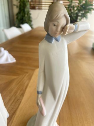 Pareja figuras porcelana mate infantil