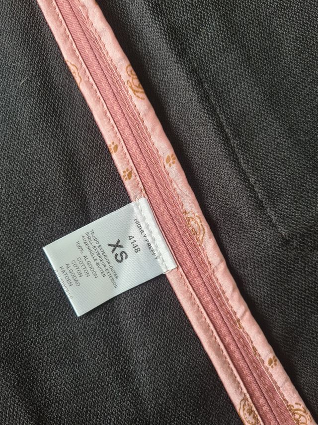 Abrigo parka convertible Highly Preppy rosa