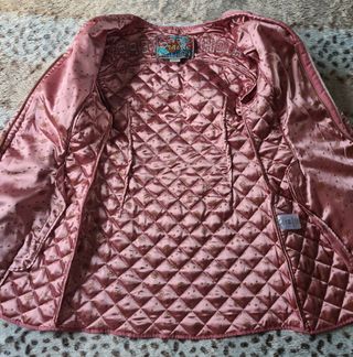 Abrigo parka convertible Highly Preppy rosa