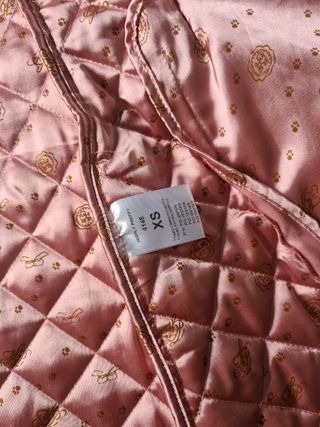 Abrigo parka convertible Highly Preppy rosa