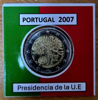 Portugal 2007 Presidencia UE Moneda 2€
