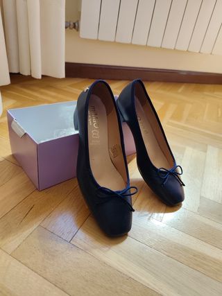 Zapatos miMaO azul talla 38
