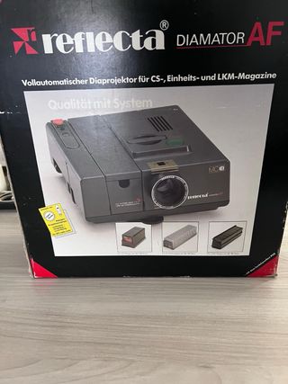 Proyector diapositivas Agfa CS LKM con pantalla
