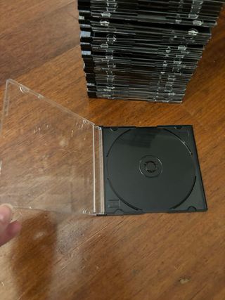 45 Custodie CD Nere Nuove