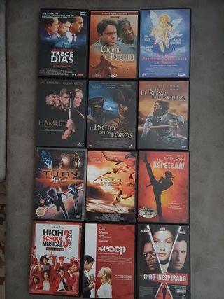Lote 15 Películas DVD Acción/Aventura/Drama