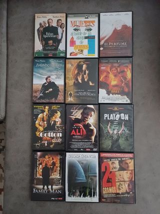 Lote 15 Películas DVD Acción/Aventura/Drama