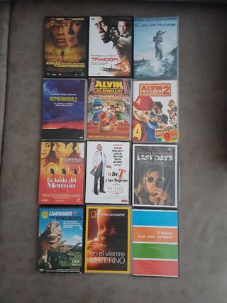 Lote 15 Películas DVD Acción/Aventura/Drama