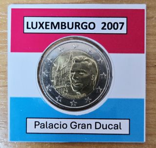 Luxemburgo 2007 Palacio Gran Ducal Moneda 2 Euros