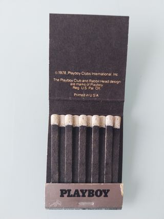 Cerillas Playboy 1978 vintage