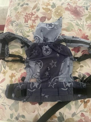 Mochila Porteo Estrellas Azul