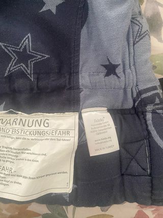 Mochila Porteo Estrellas Azul