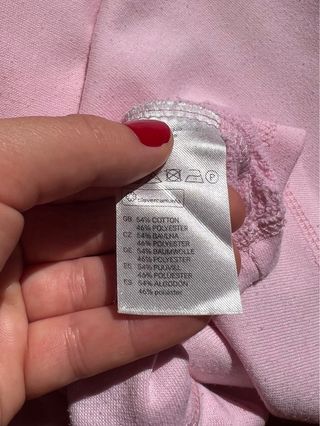 Felpa crop H&M rosa taglia S