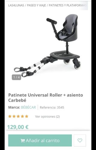 Patinete para carrito de bebé