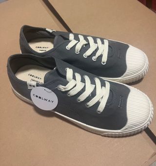 Coolway Greenday Sneakers Grises y Blancas