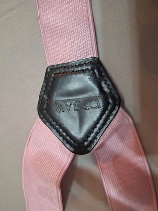 Tirantes rosas como nuevos