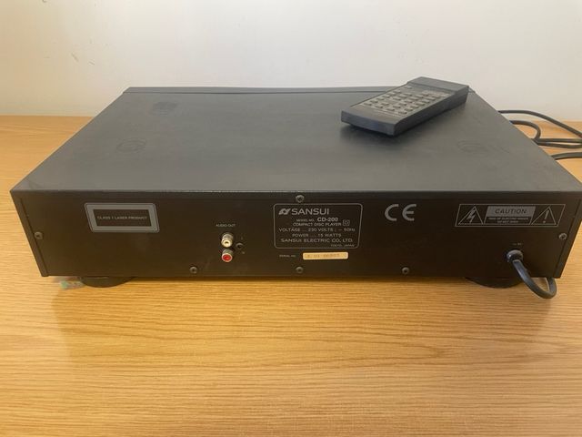 Reproductor CD Sansui CD-200 con mando – Vintage H