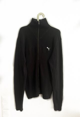 Jersey Puma Negro L hombre retro vintage 