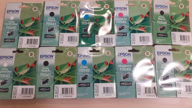 5 Cartuchos Tinta EPSON T0540 T0541 T0542 T0543