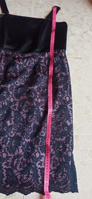 Vestido fiesta/evento encaje mujer t 48/50