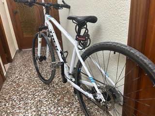 Bicicleta TREK Híbrida Blanca