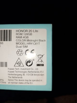  Huawei Honor 20 Lite 
