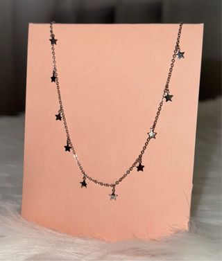 Collar Plata con Estrellas