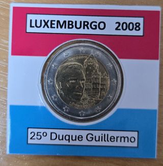 Luxemburgo 2008 - Duque Guillermo 2€