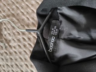 Chaqueta cocktail negra fina, usada 1 vez!