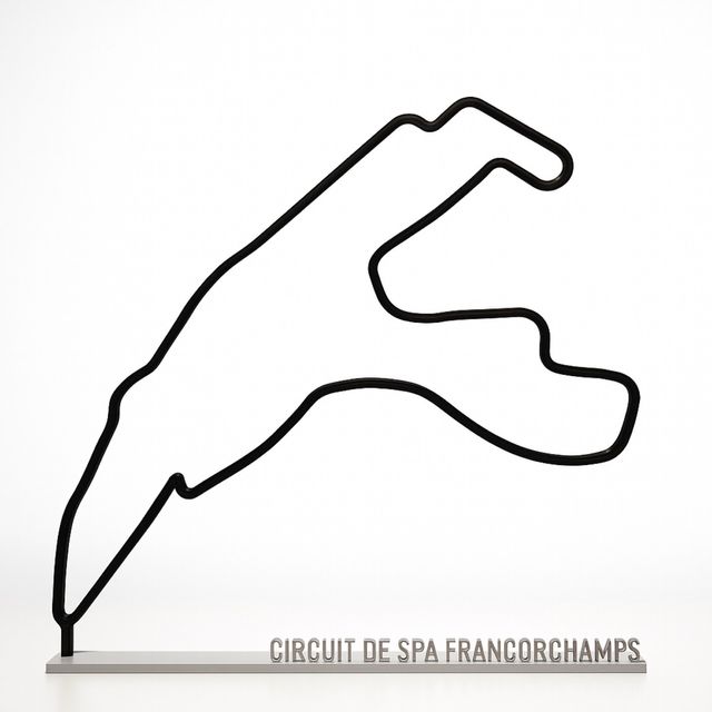 Maqueta Circuito Spa-Francorchamps 3D