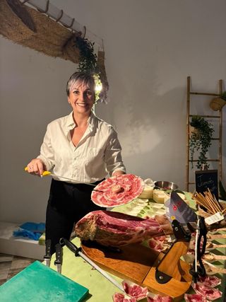 Catering y cortador de jamón 