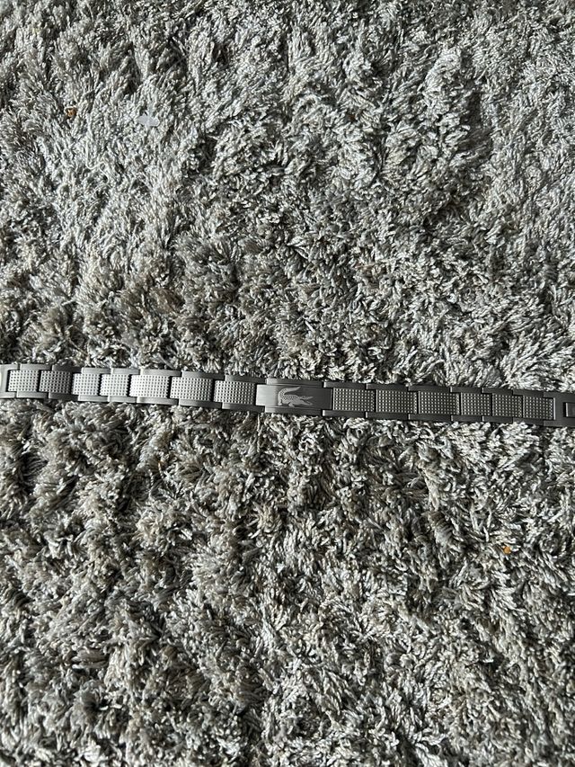 Pulsera Lacoste Metal Plateada