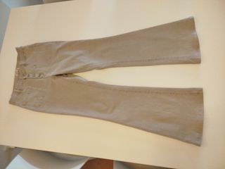 Pantalón campana Green Coast beige mujer