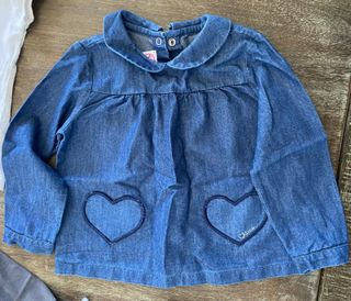 Lotto 6 capi - abbigliamento da bambina 9/18 mesi