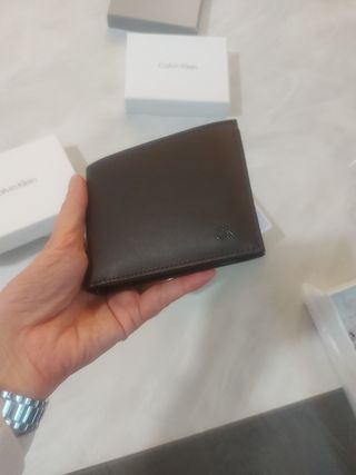 Portafoglio Calvin Klein uomo marrone