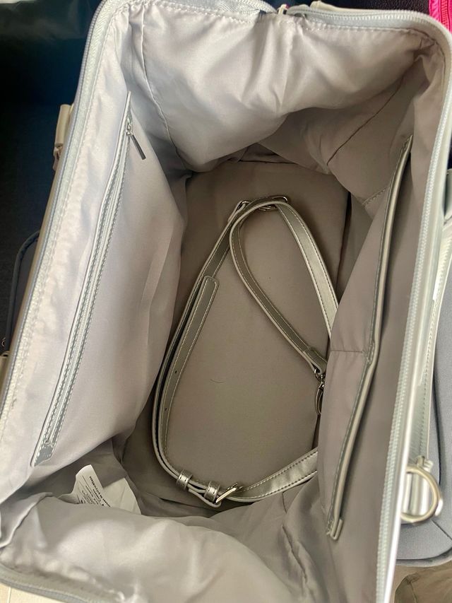 Bolso de viaje Lipault plateado