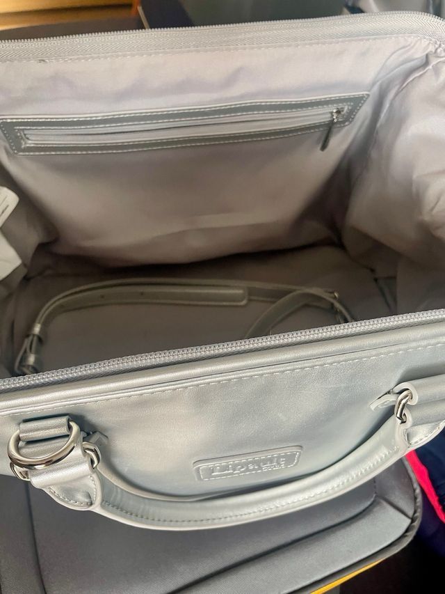 Bolso de viaje Lipault plateado