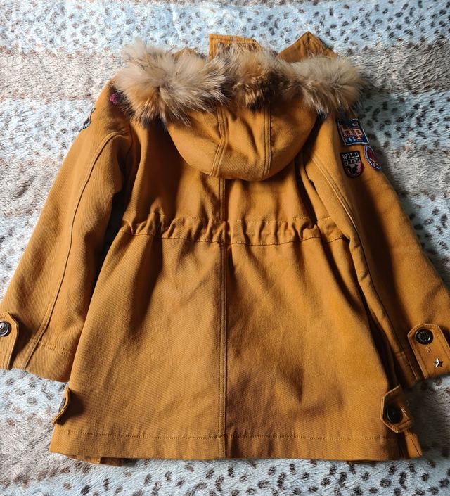 Parka convertible Highly Preppy naranja