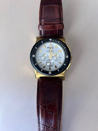 Reloj Paul Versan Dorado y Marrón