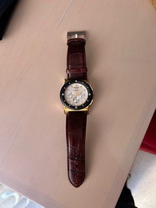 Reloj Paul Versan Dorado y Marrón