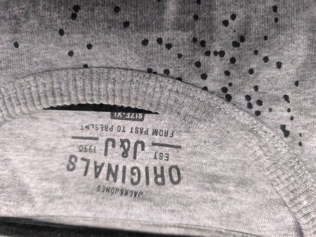 Sudadera Jack & Jones Estampada Gris Hombre