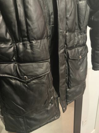 Cazadora Zara Man Negra Talla M