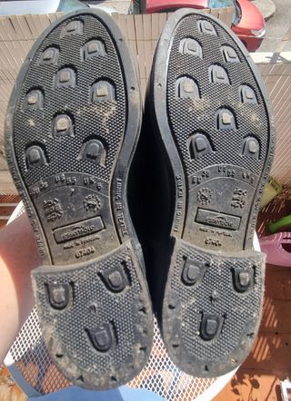 Botas de agua negras altas