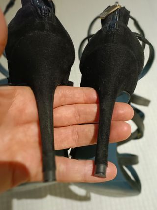 Sandalias tacón Zara Talla 37