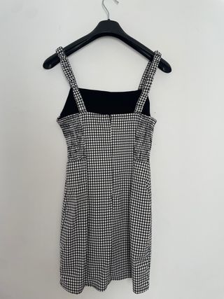Vestido corto cuadros Pull&Bear