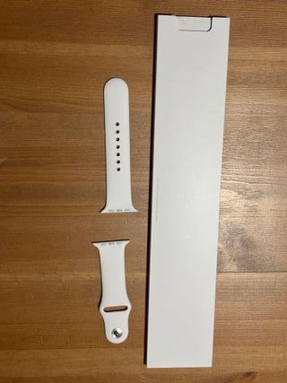 Correa Apple Watch Blanca nueva para 42 44 45 mm