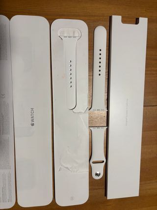 Correa Apple Watch Blanca nueva para 42 44 45 mm