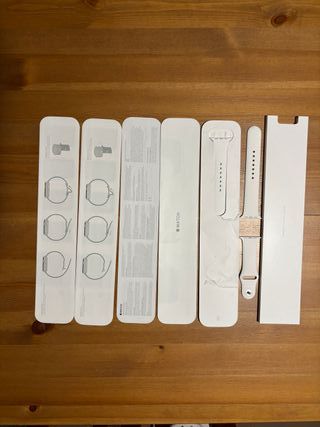 Correa Apple Watch Blanca nueva para 42 44 45 mm