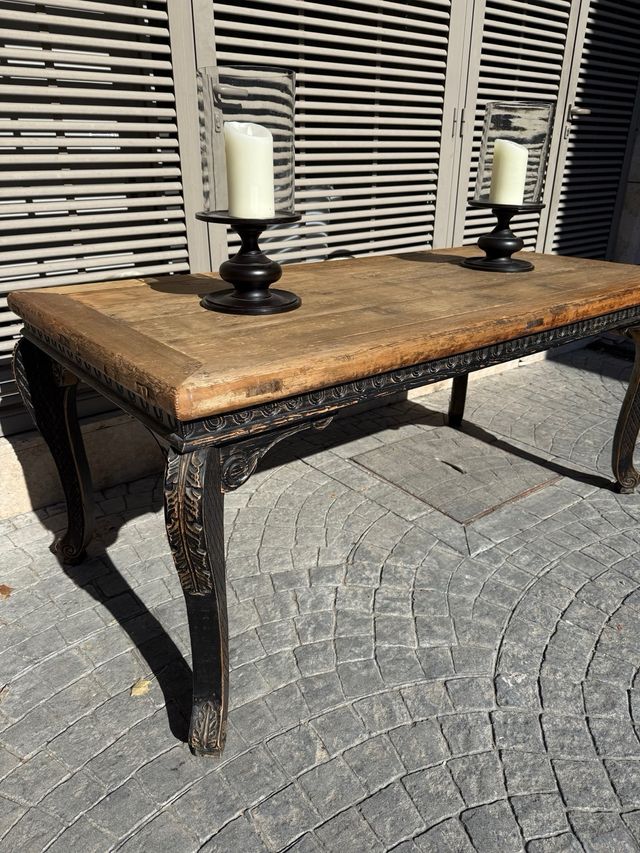 Mesa Comedor Rústica Corte Inglés Madera