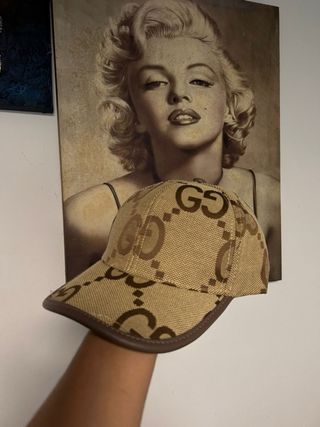 Gorra Gucci Beige y Marrón