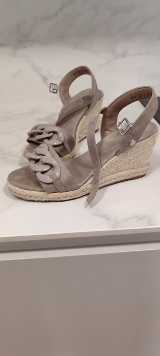 Sandalias cuña Xti grises talla 41